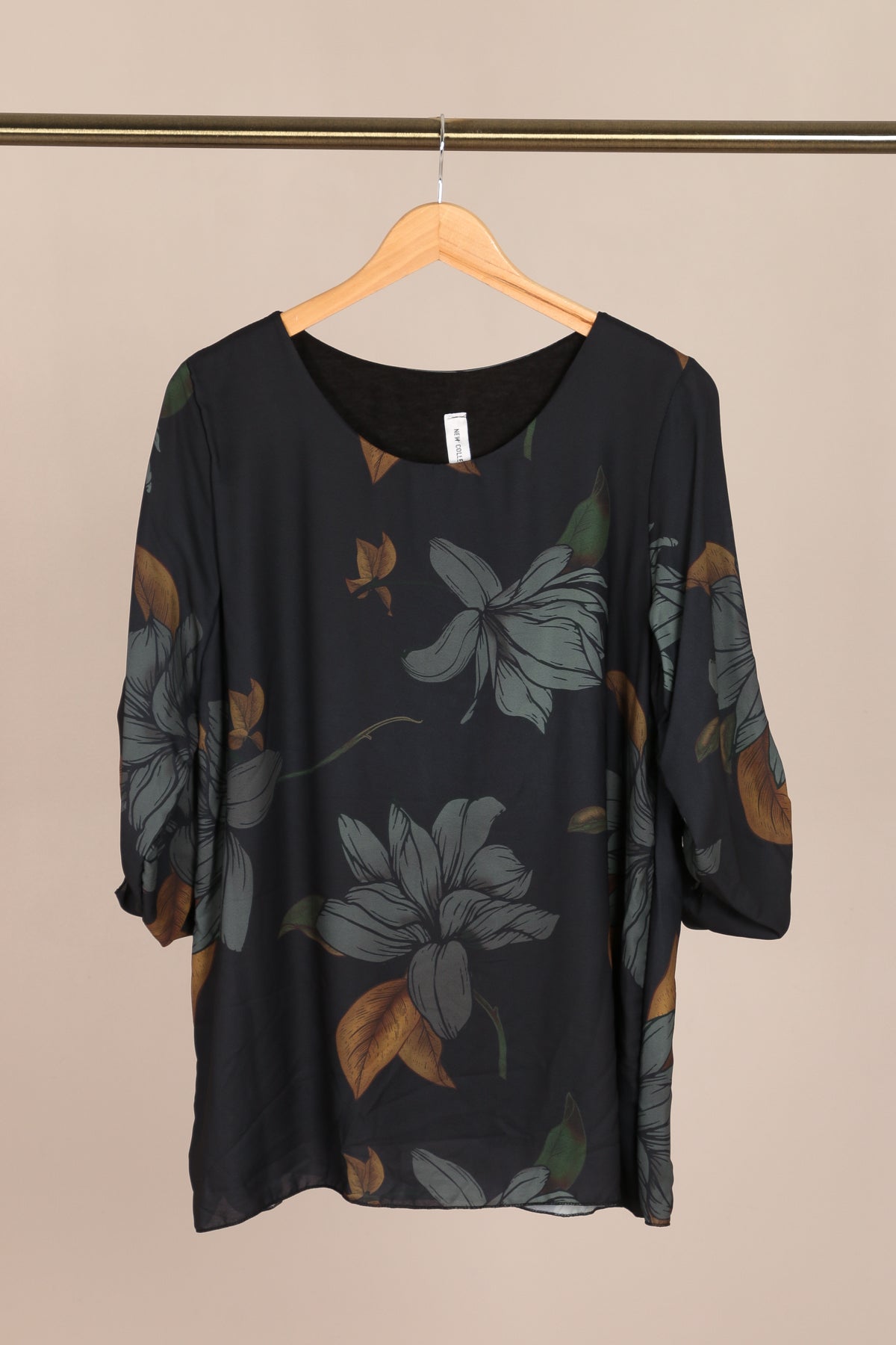 Paula - Bluse med blomsterprint