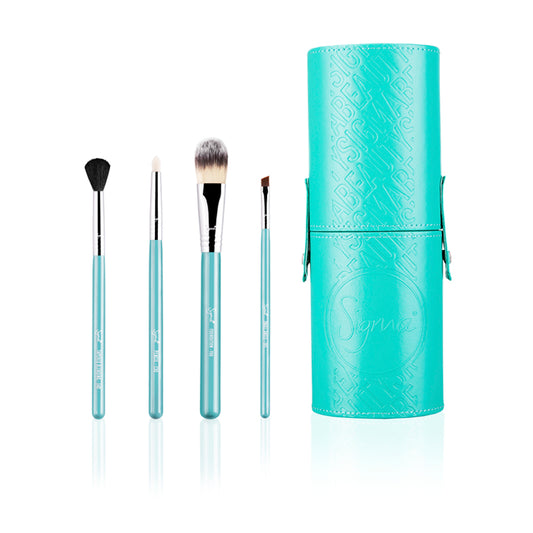 SIGMA ON-THE-GO TRAVEL BRUSH SET - AQUA